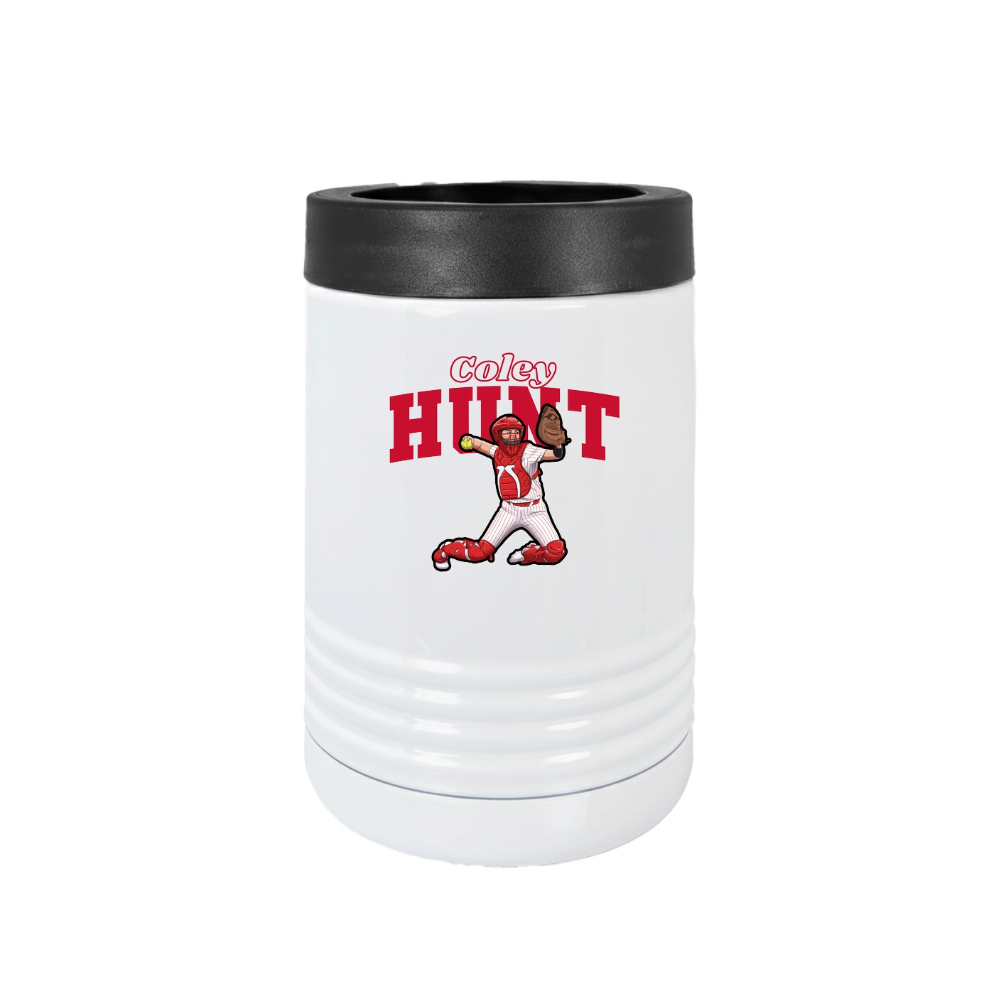 Beverage Holder — Name Arch in White