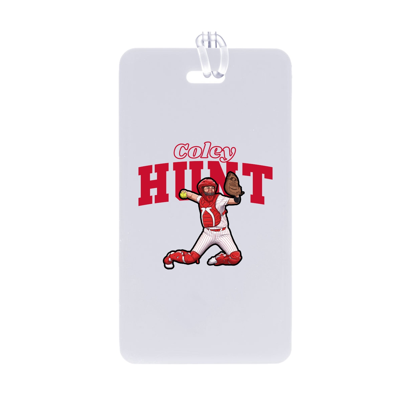 Bag Tag — Name Arch in Classic