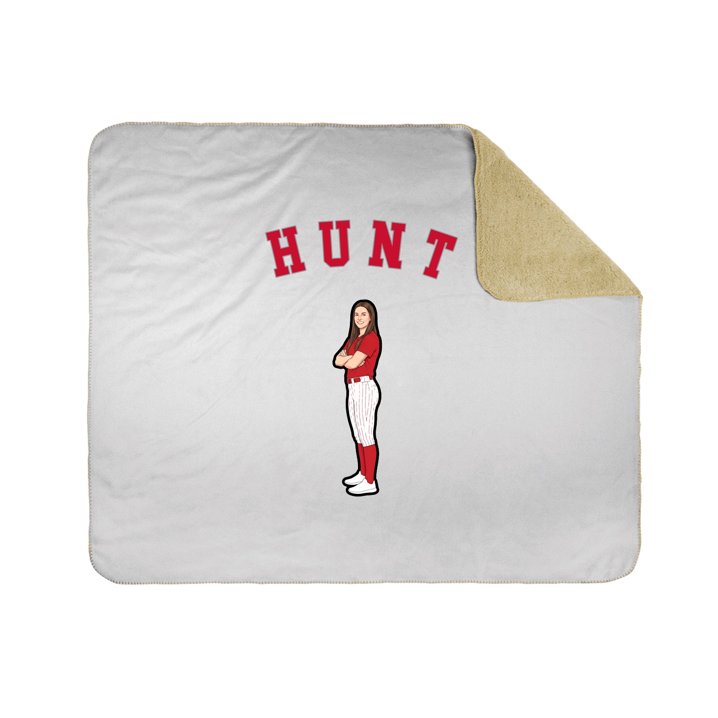Throw Blanket — Shirsey Arch in White