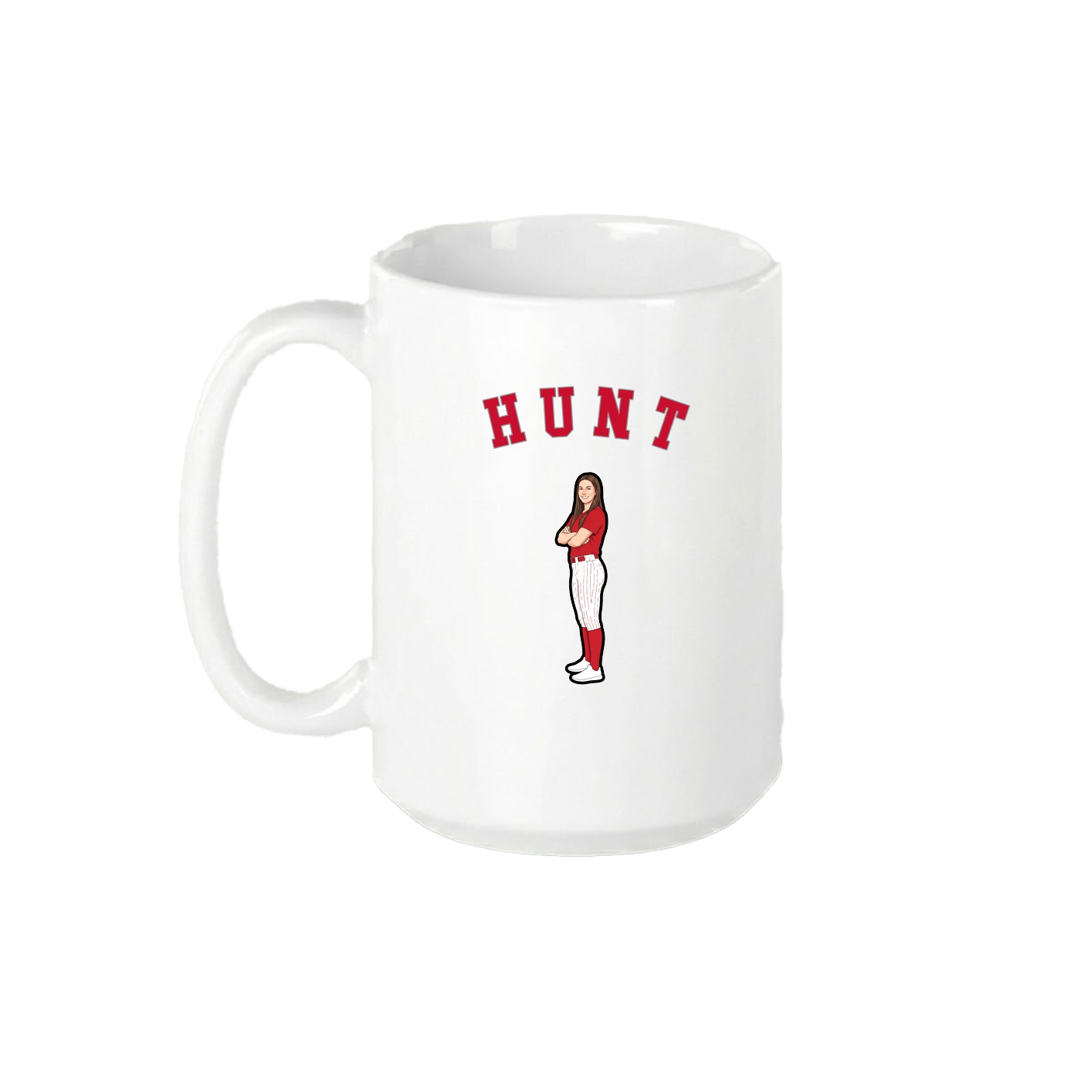 15oz Coffee Mug — Shirsey Arch in White