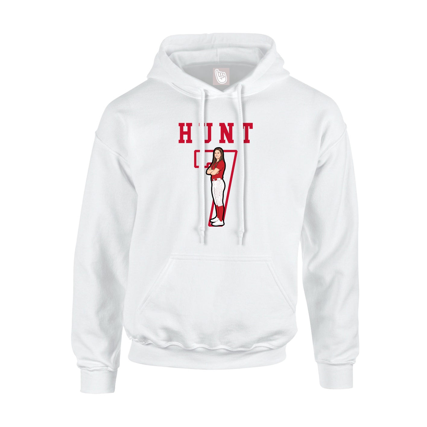 Youth Hoodie — Shirsey in White