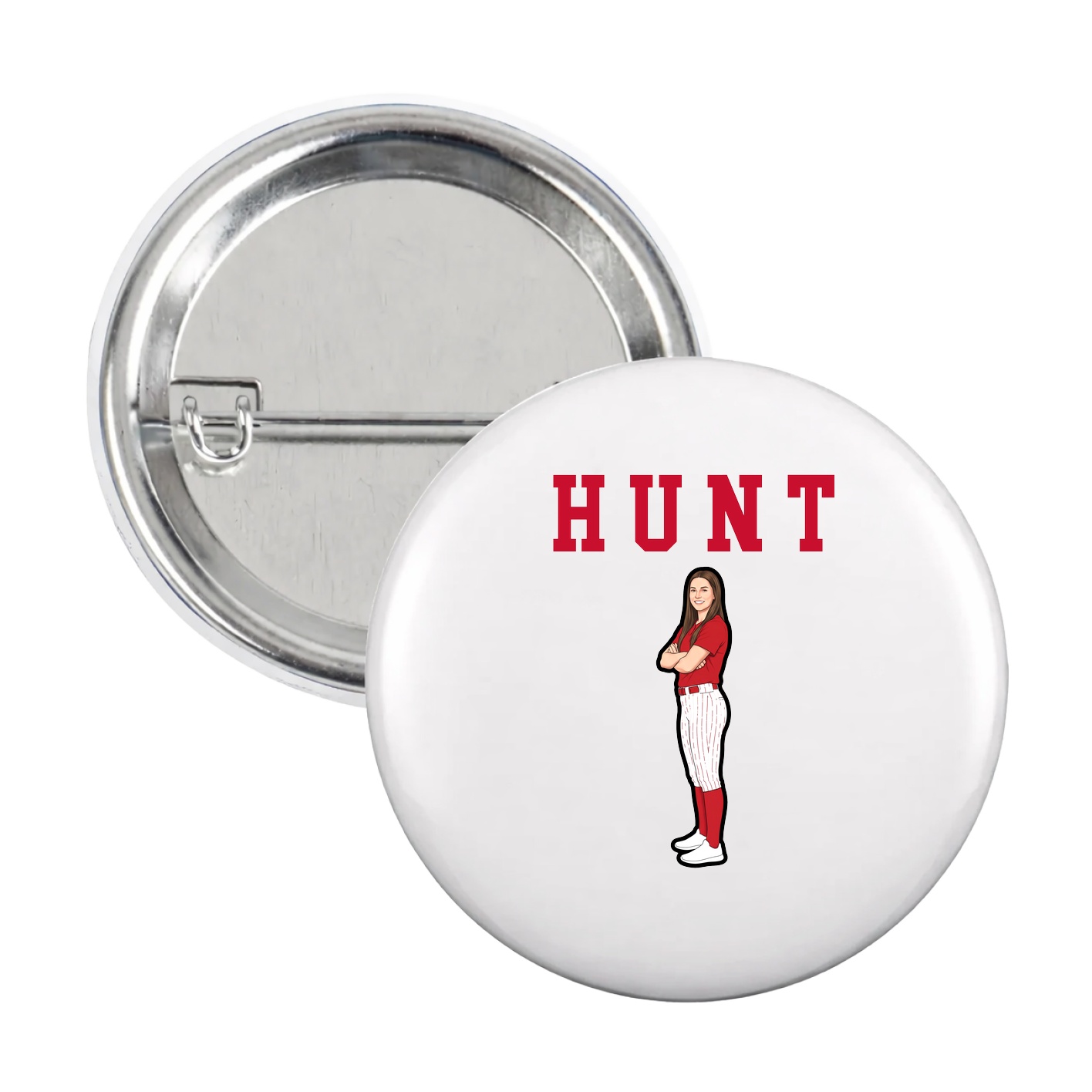 Game Day Button — Shirsey in White