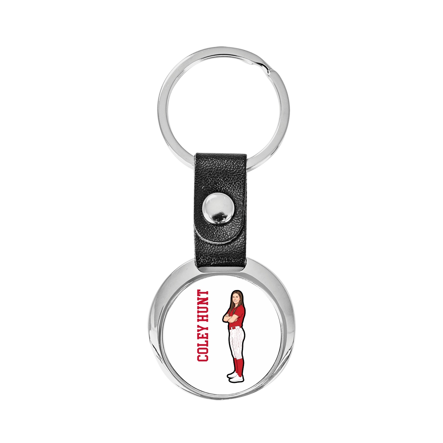 Key Chain — Name Vertical in Classic