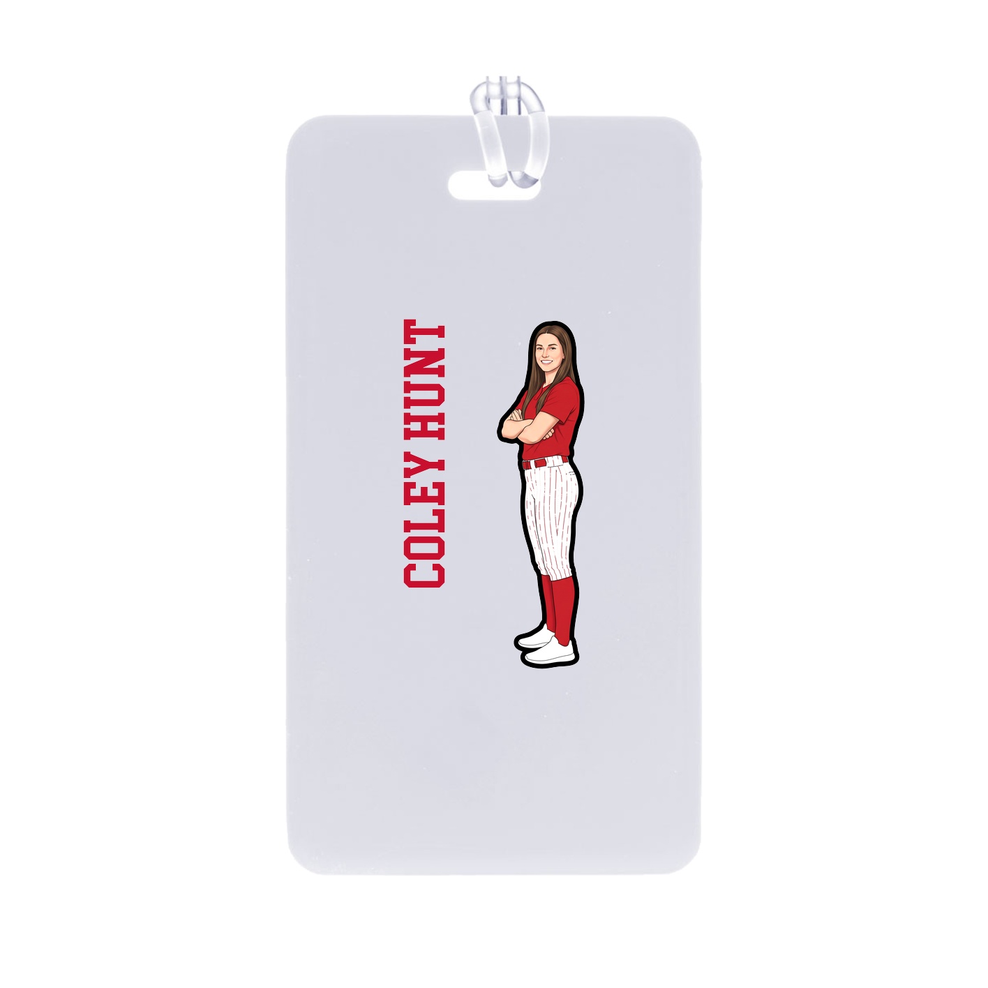 Bag Tag — Name Vertical in Classic