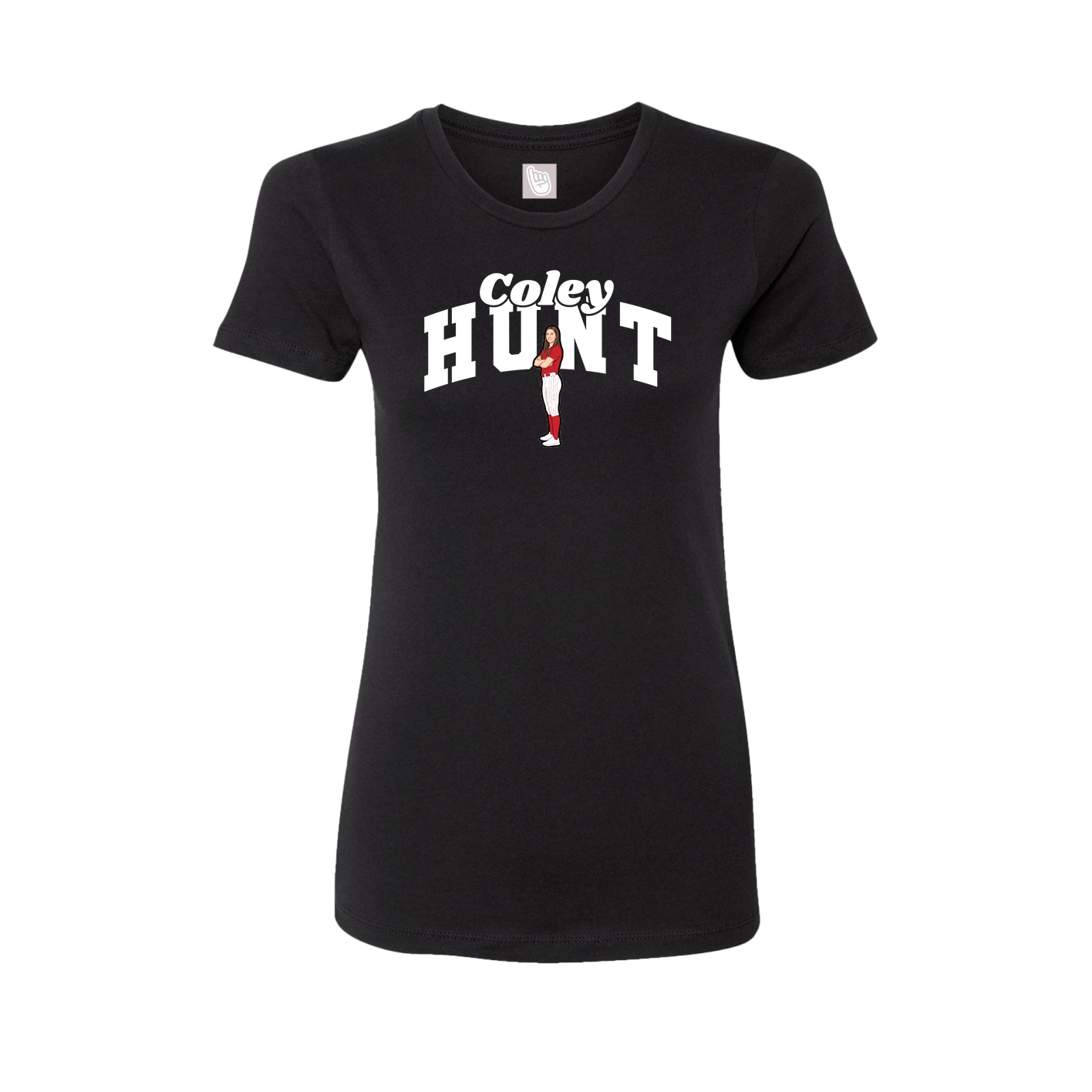 Womens Tee — Signature Arch in Black