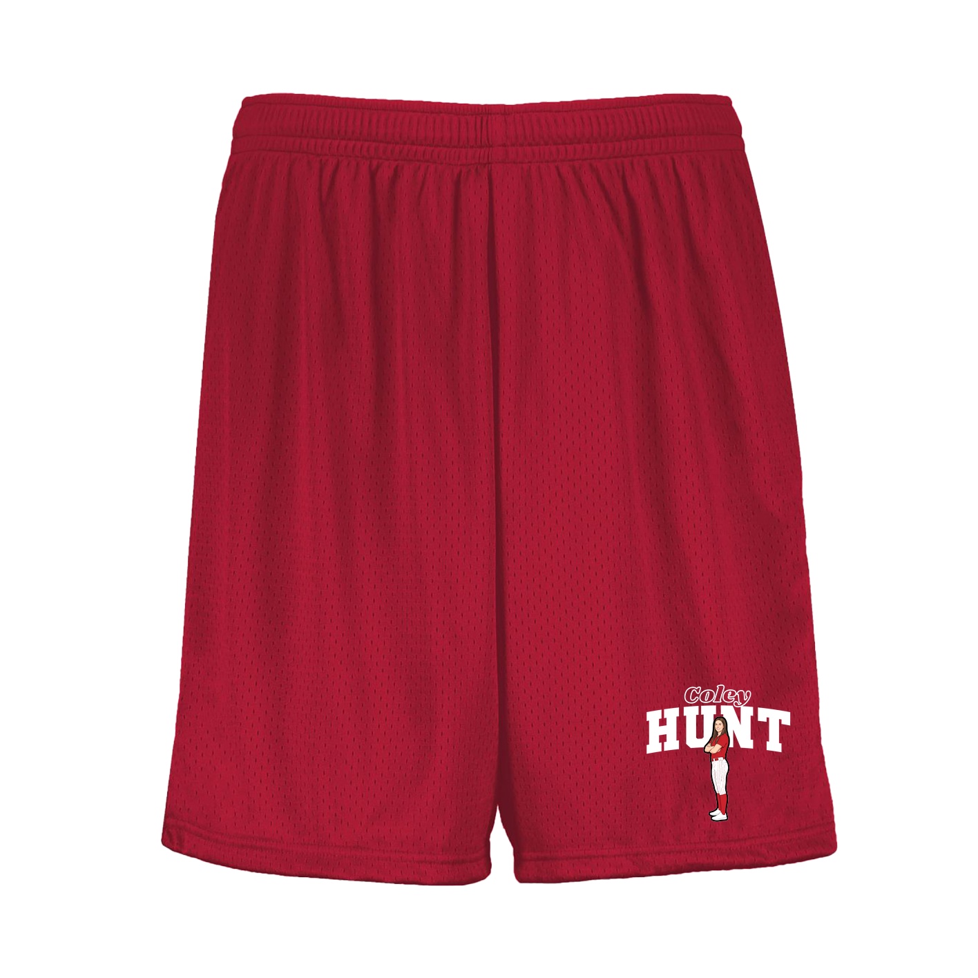 Shorts — Name Arch in Red