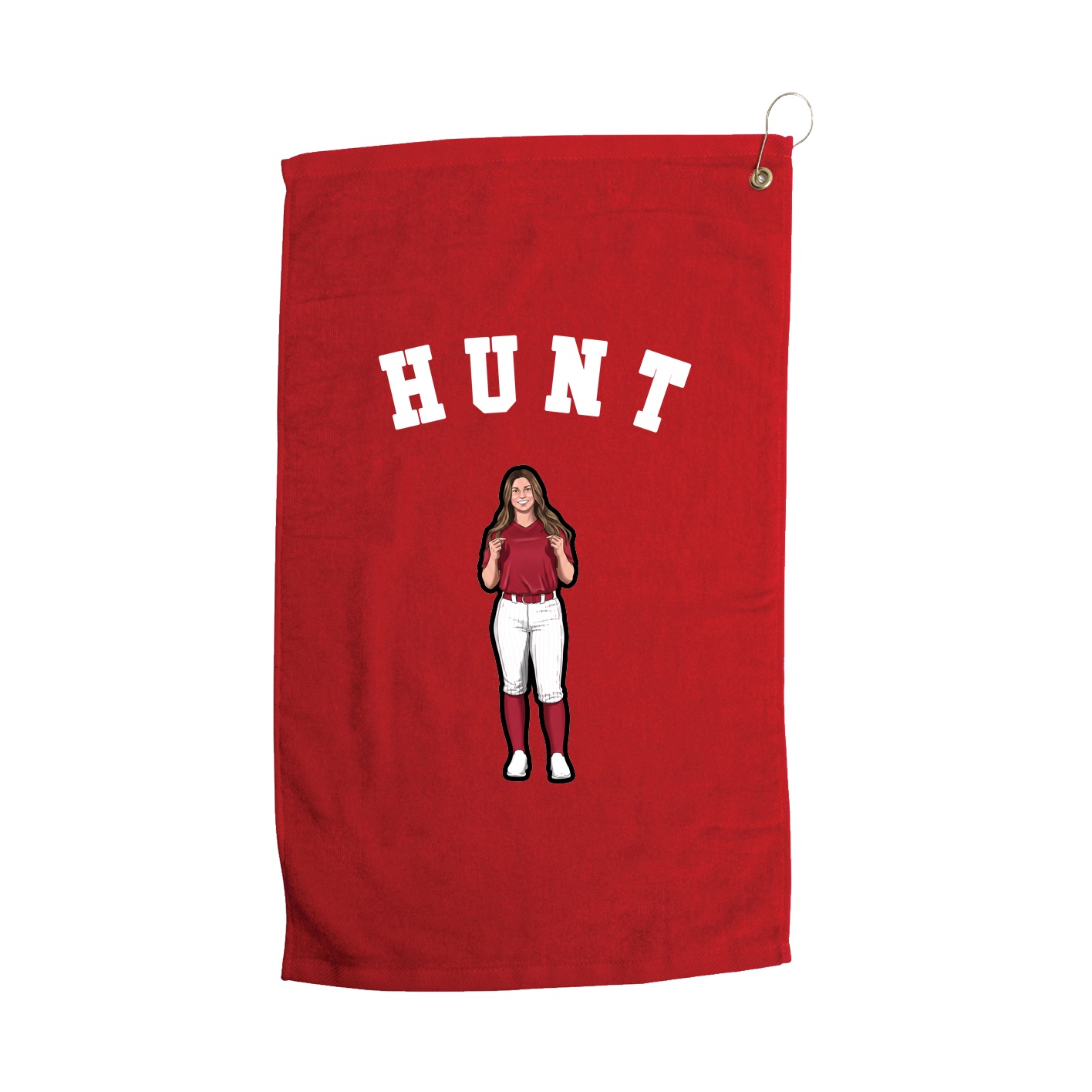 Golf Towel — Shirsey Arch in Red