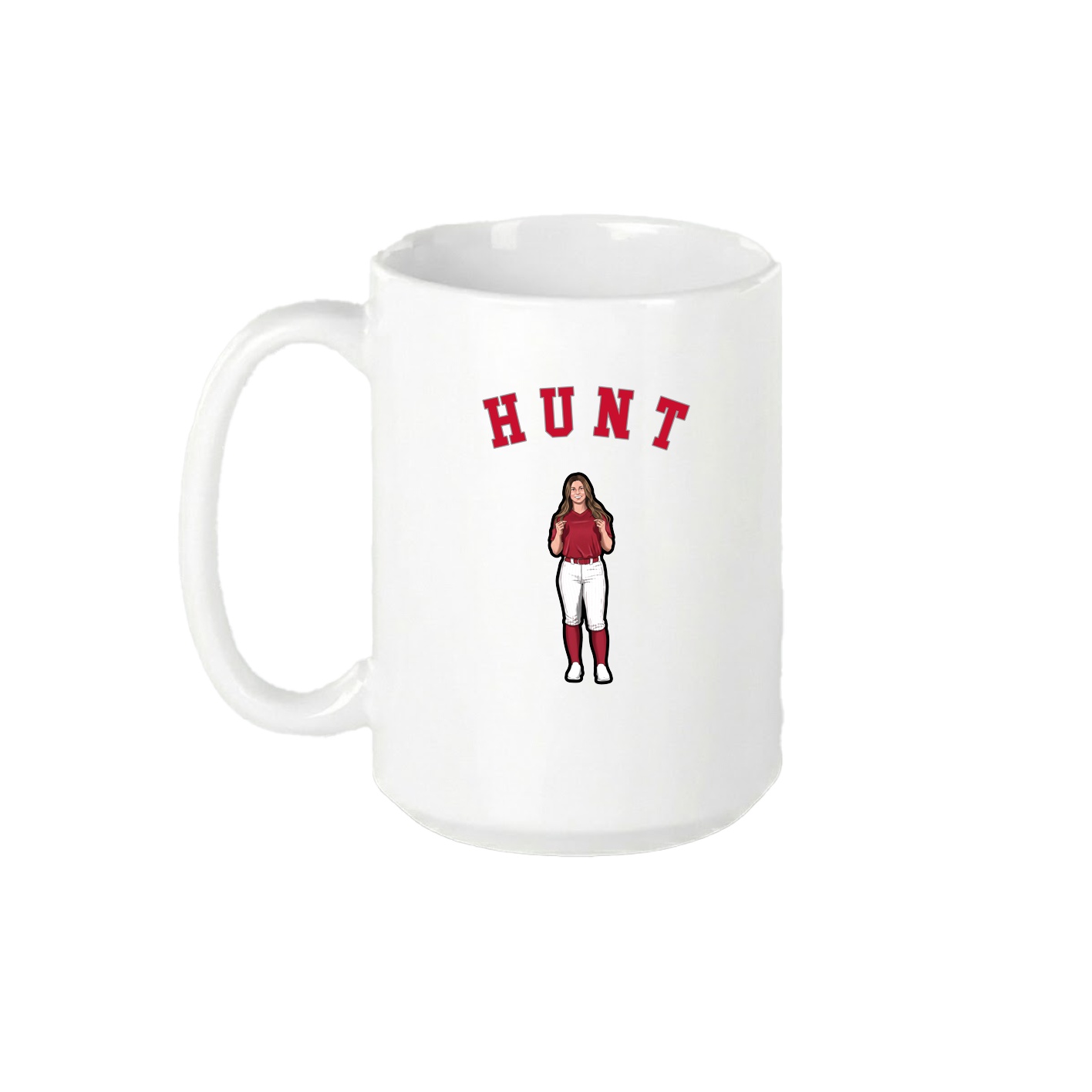 15oz Coffee Mug — Shirsey Arch in White