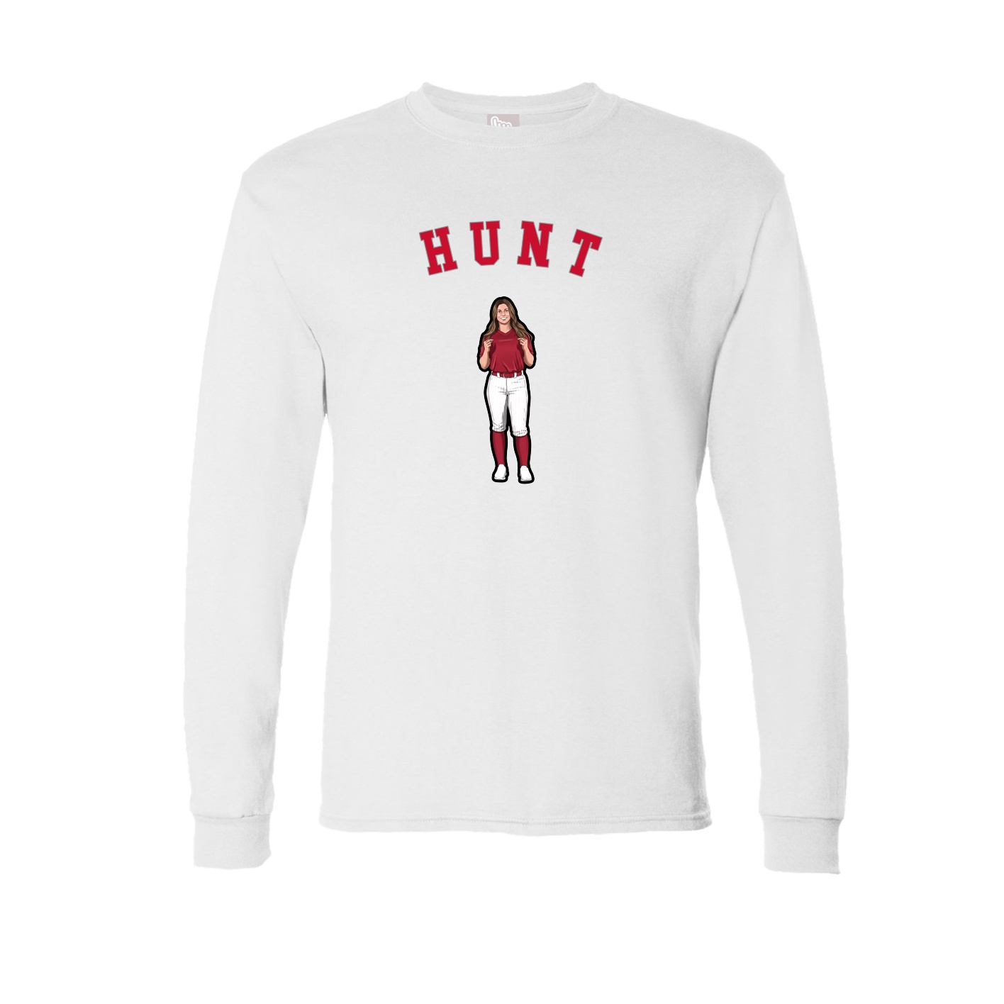 Long Sleeve Tee — Shirsey Arch in White