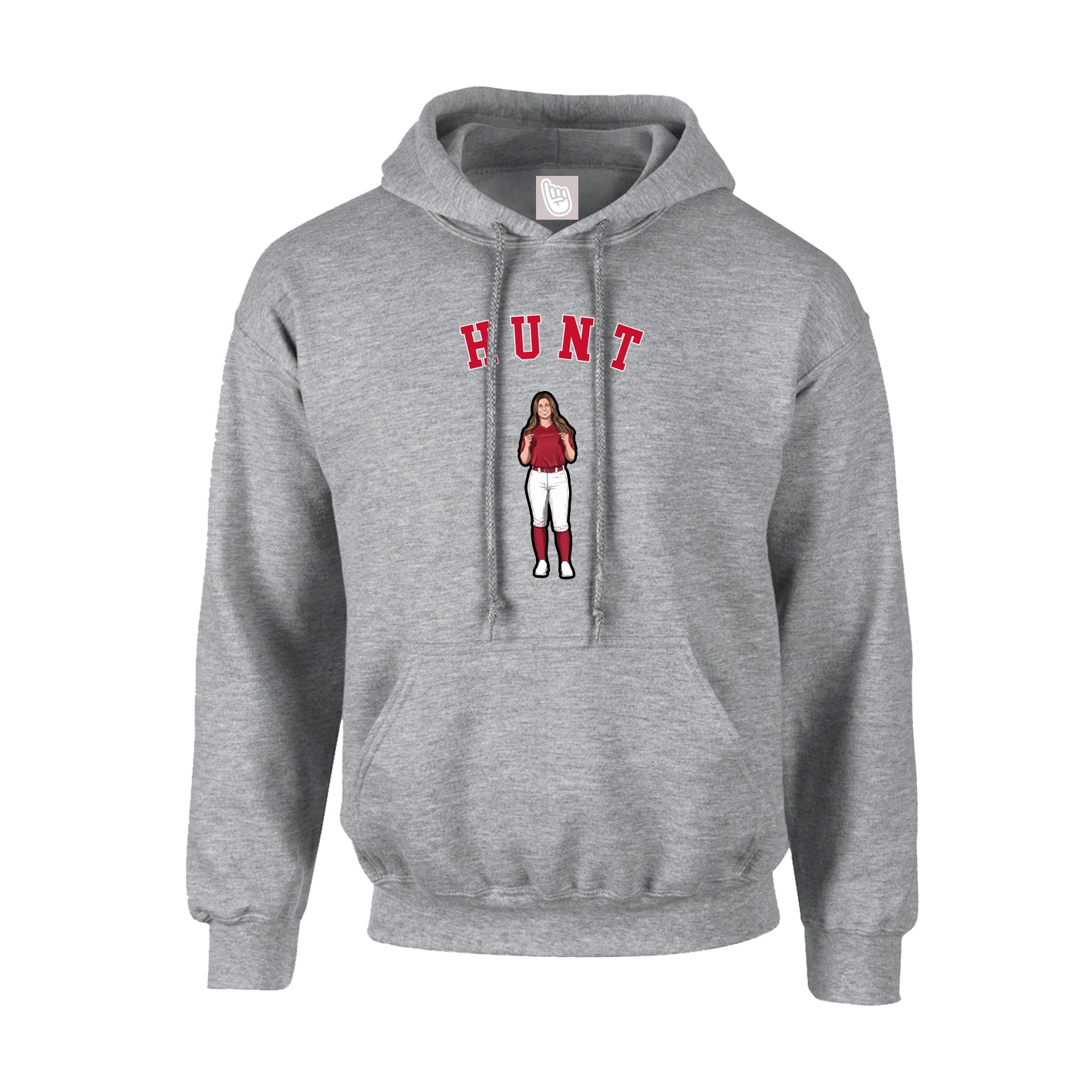 Youth Hoodie — Shirsey Arch in Grey