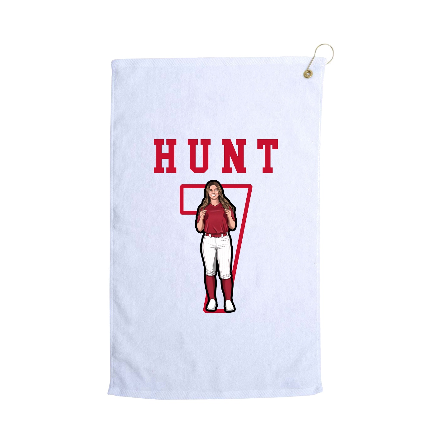 Golf Towel — Shirsey in White