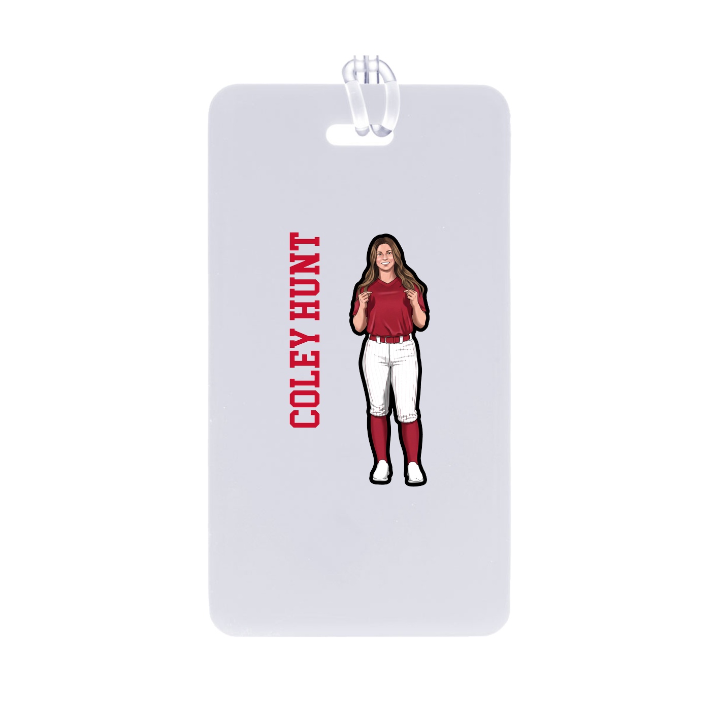 Bag Tag — Name Vertical in Classic