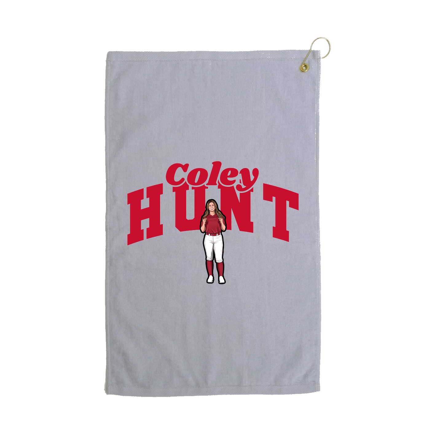 Golf Towel — Signature Arch in Grey