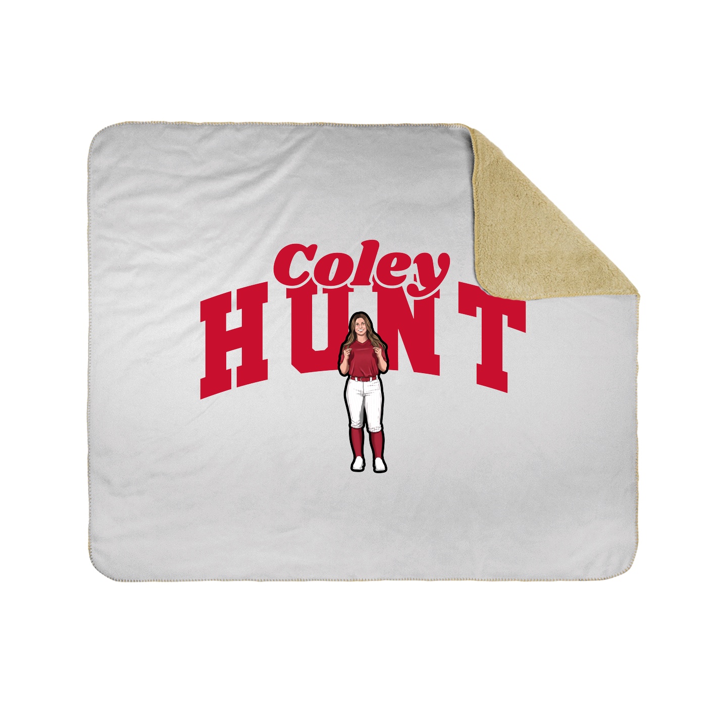 Throw Blanket — Signature Arch in White