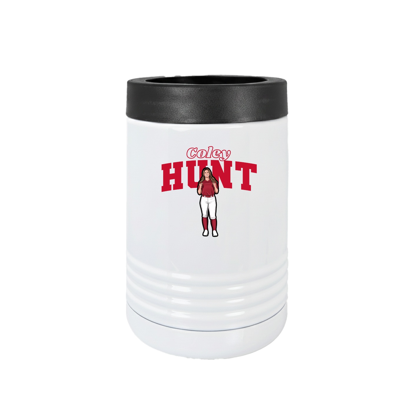 Beverage Holder — Name Arch in White