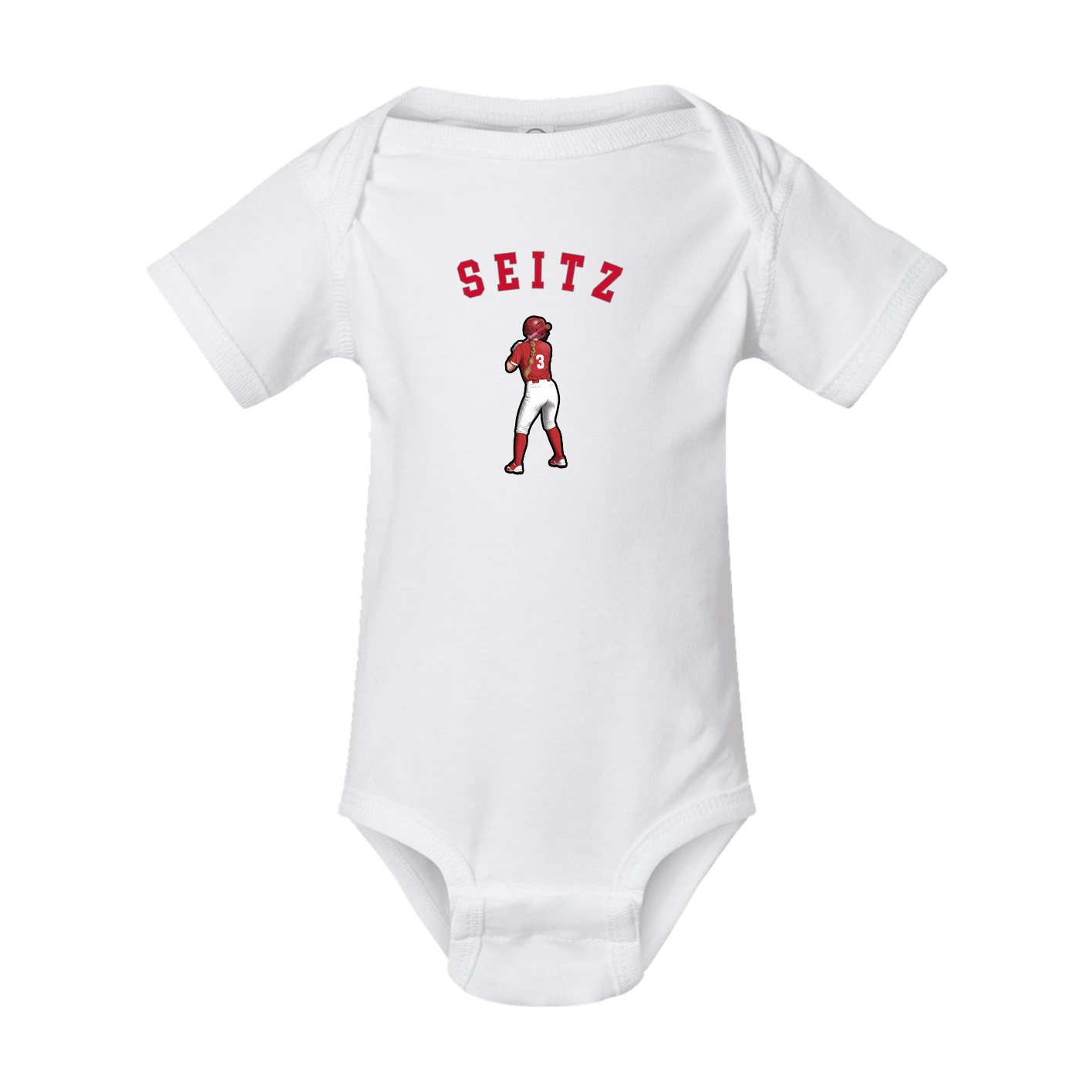Baby Onesie — Shirsey Arch in White