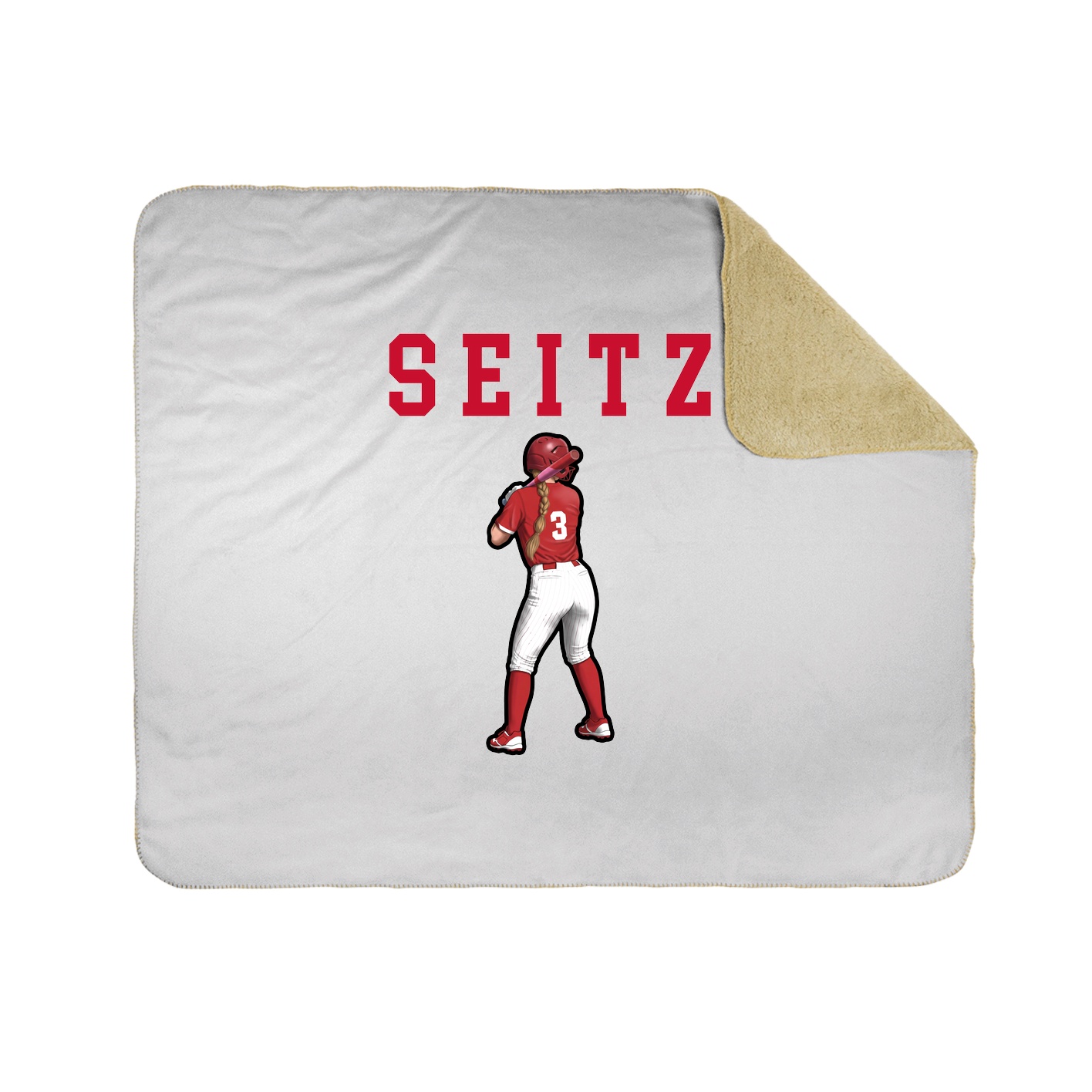 Throw Blanket — Shirsey in White