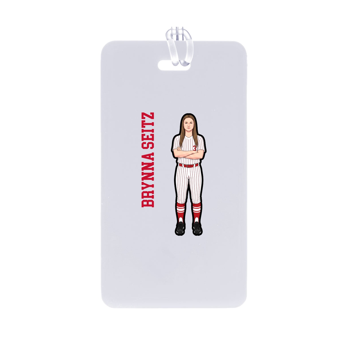 Bag Tag — Name Vertical in Classic