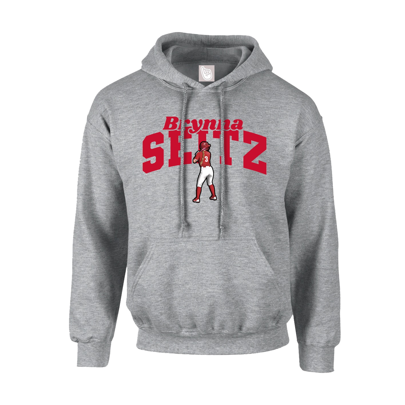 Hoodie — Signature Arch in Grey