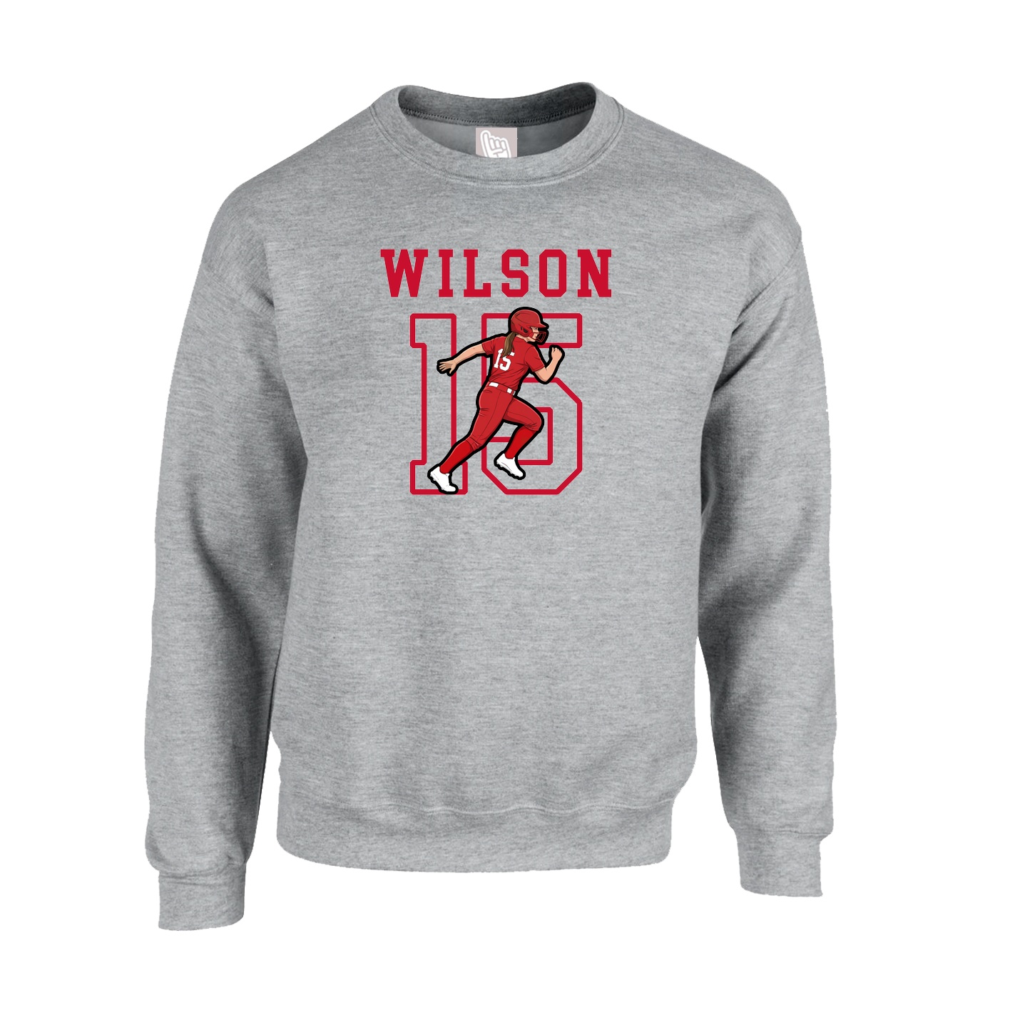 Fleece Crew — Shirsey in Grey
