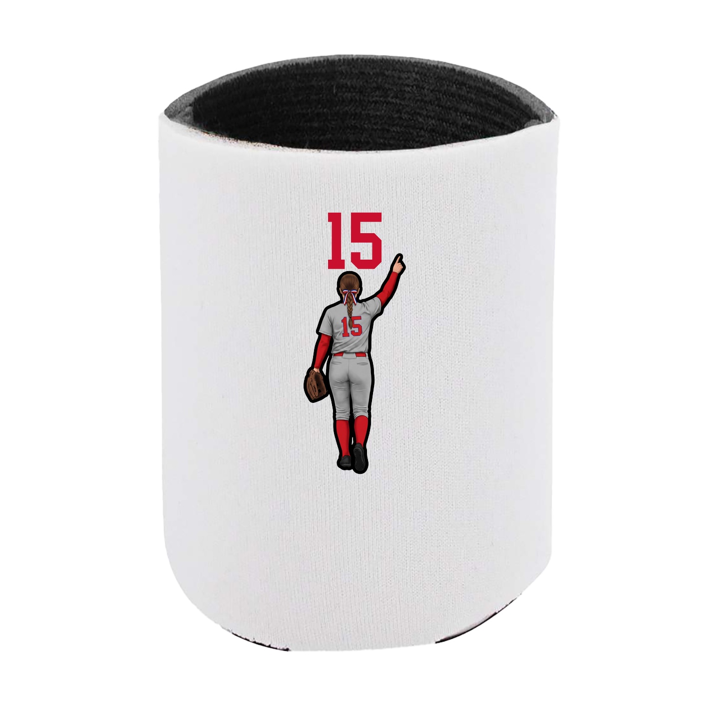 Can Holder — Number Top in White