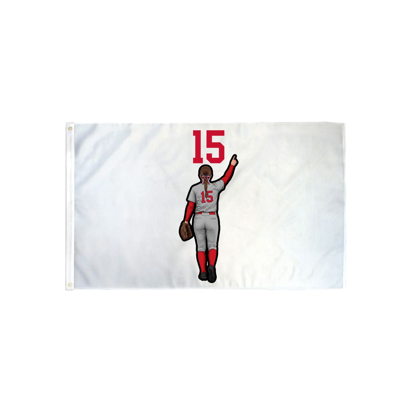 3x5 Flag — Number Top in Classic