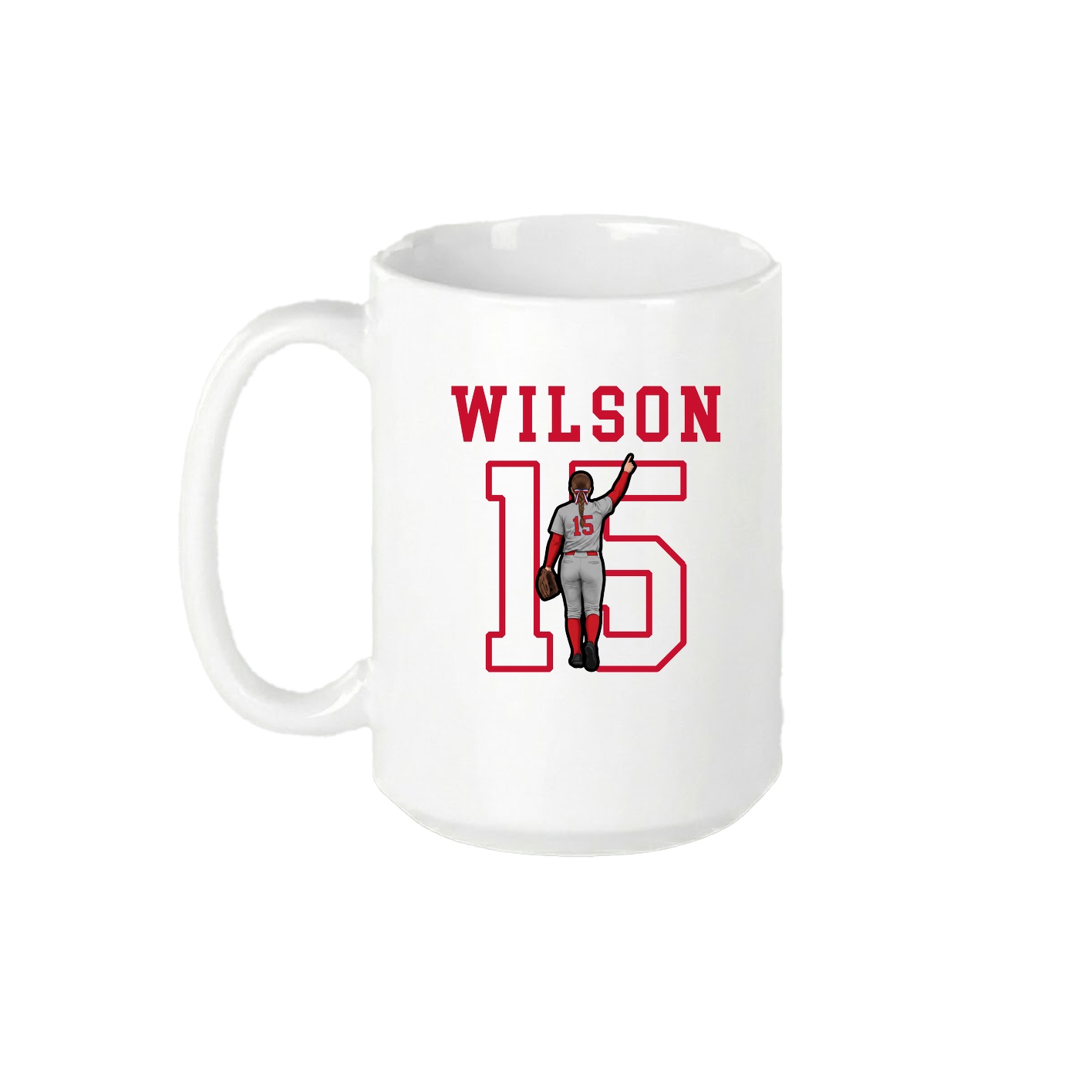 15oz Coffee Mug — Shirsey in White