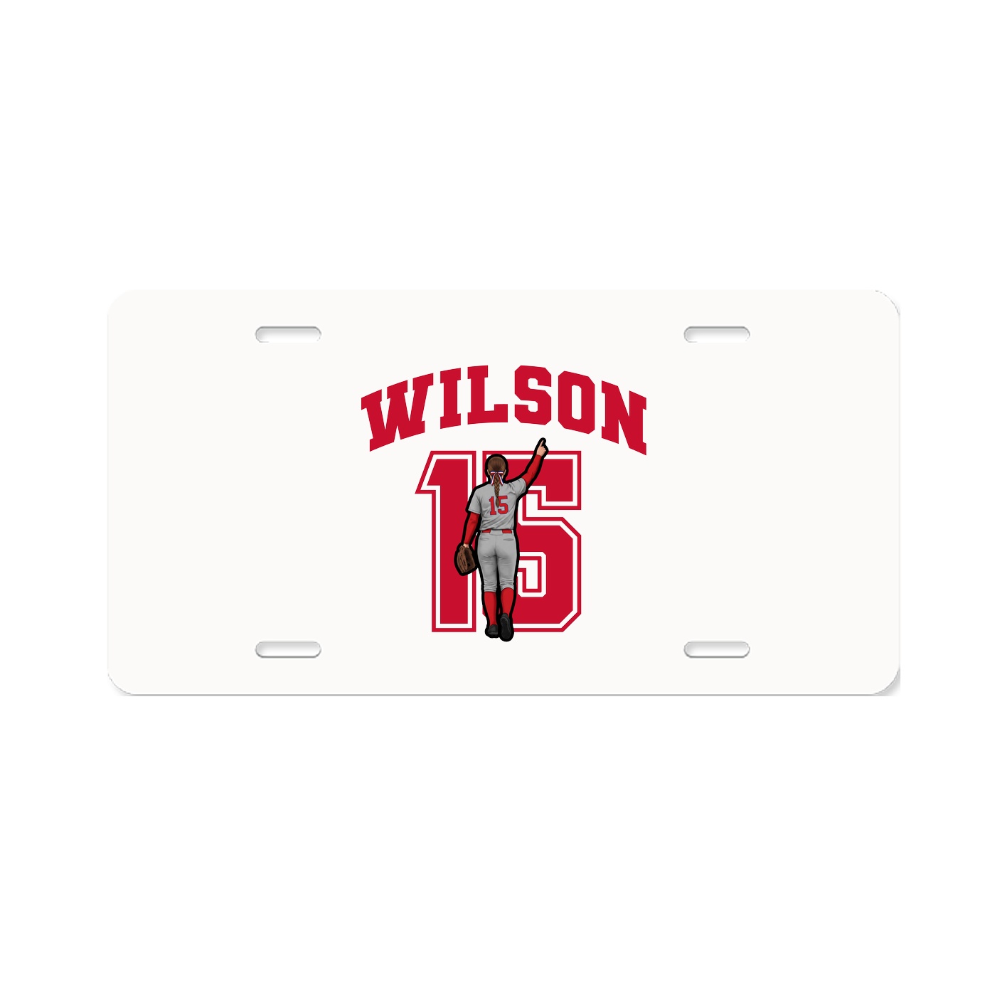 License Plate — Number in Classic