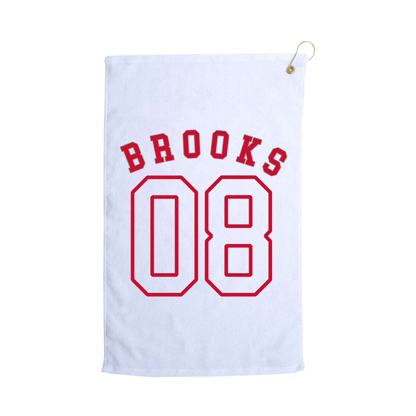 Golf Towel — Shirsey Arch in White