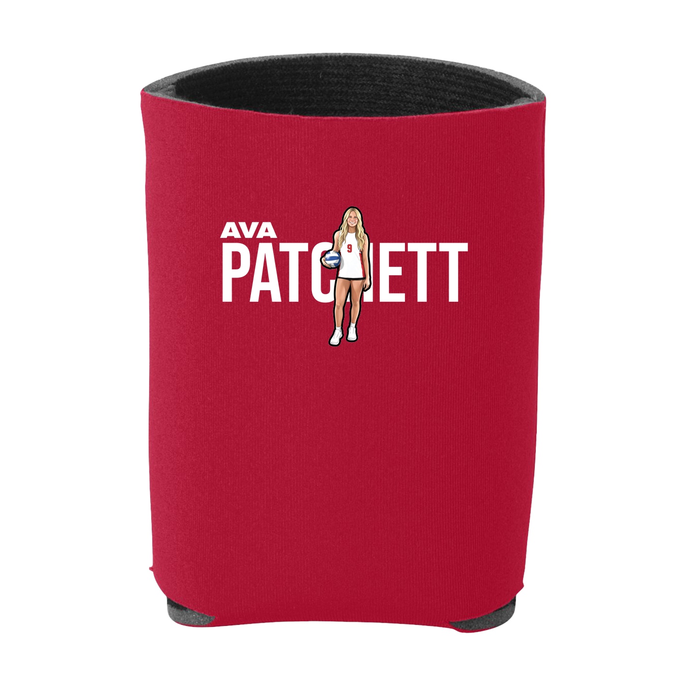 Can Holder — Player Name in Red