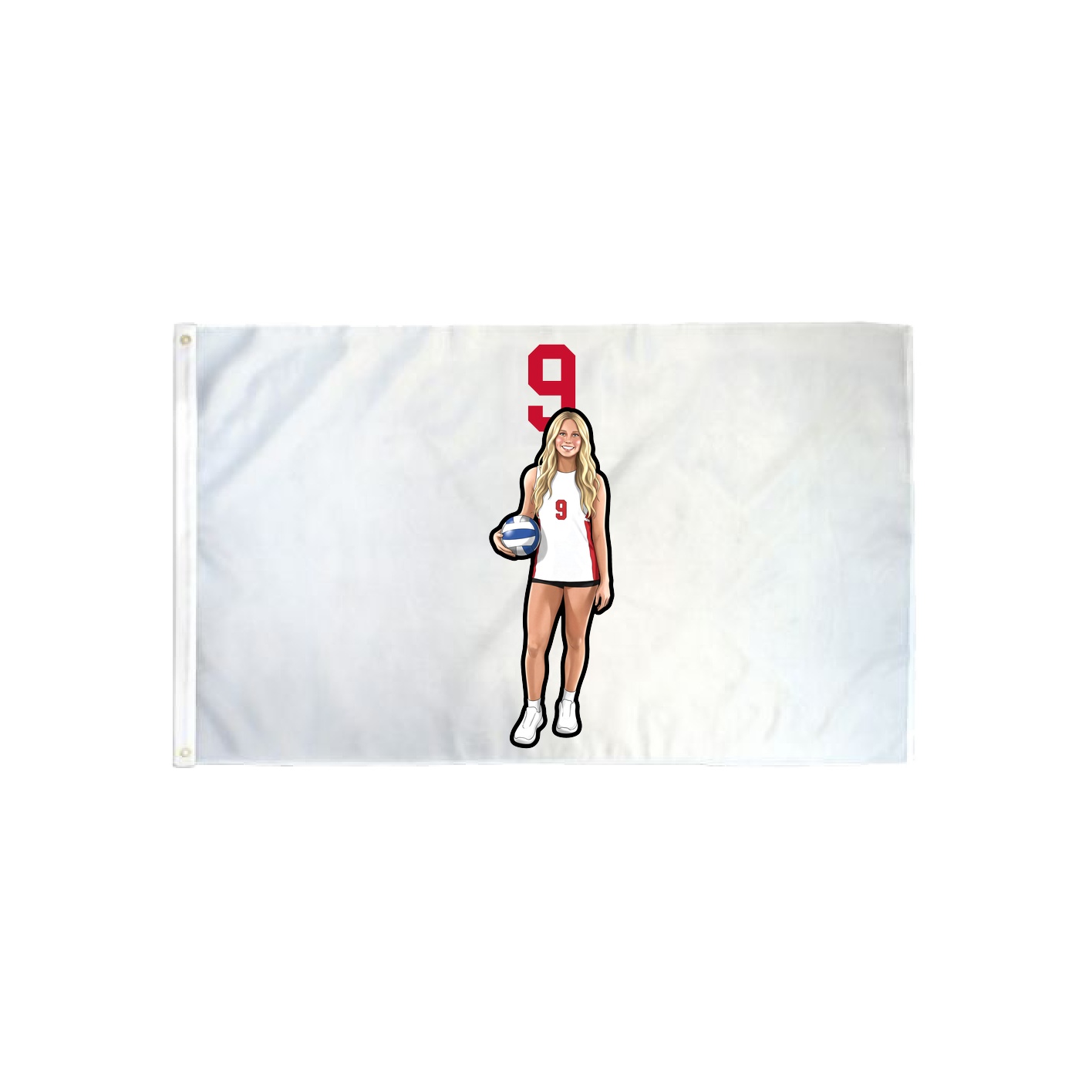 3x5 Flag — Number Top in Classic