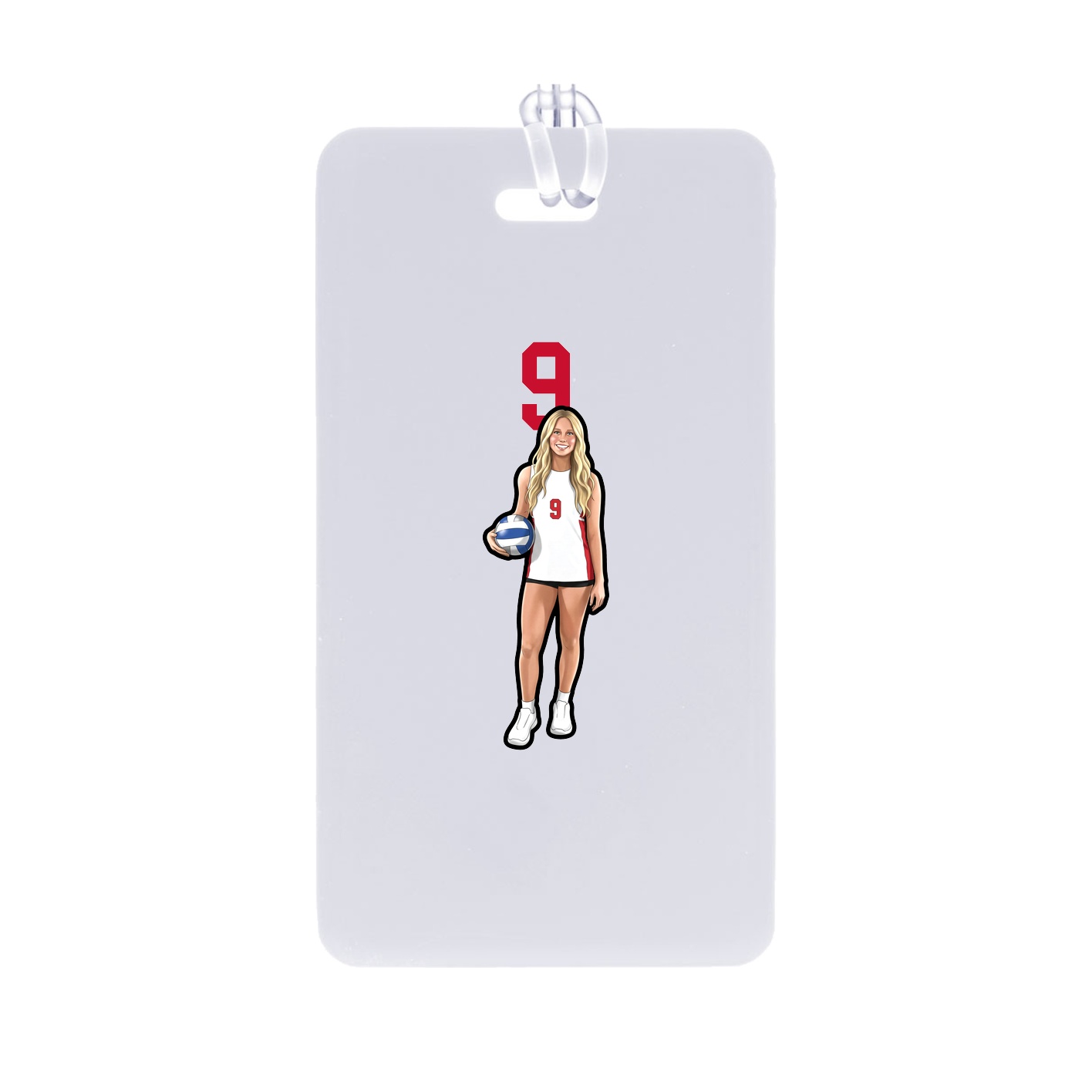 Bag Tag — Number Top in Classic