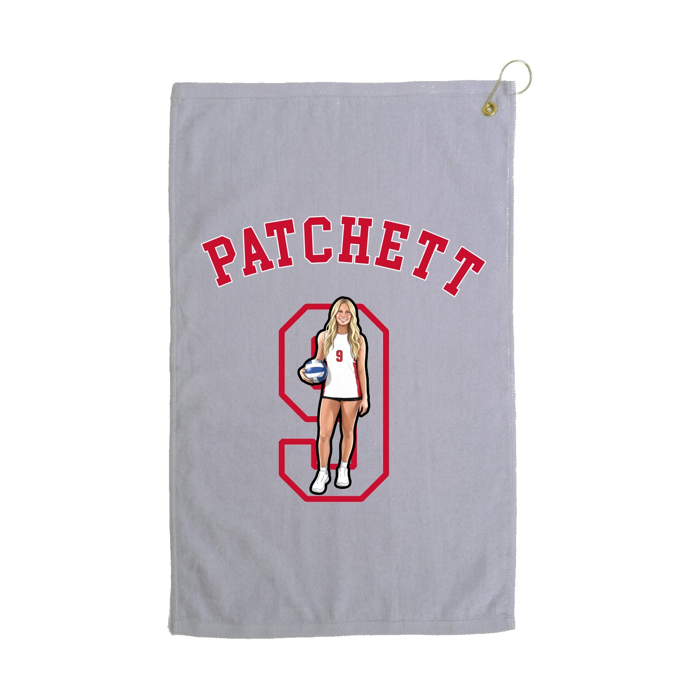 Golf Towel — Shirsey Arch in Grey