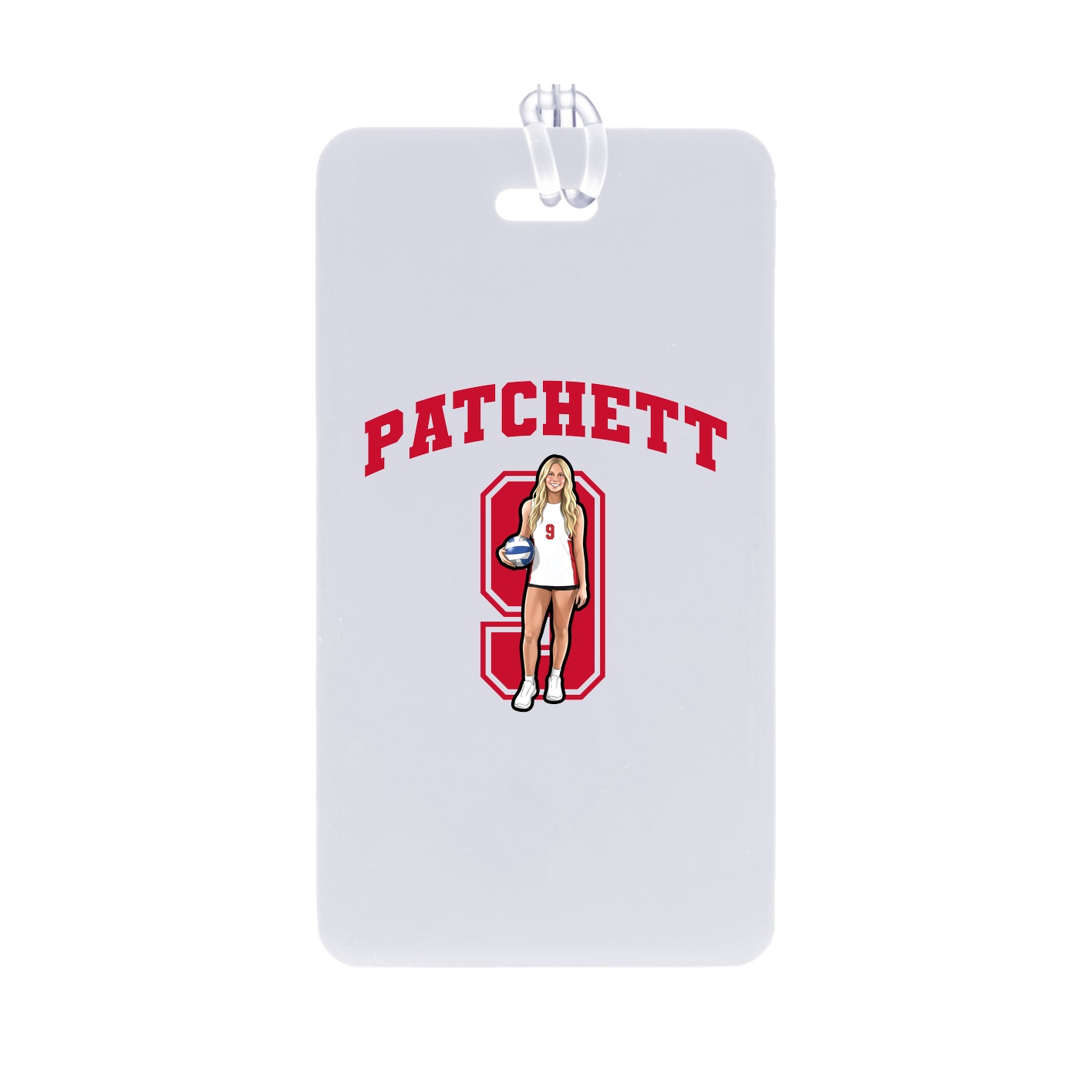 Bag Tag — Number in Classic