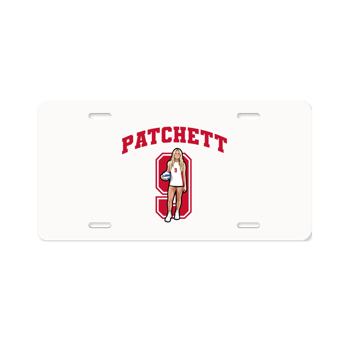 License Plate — Number in Classic