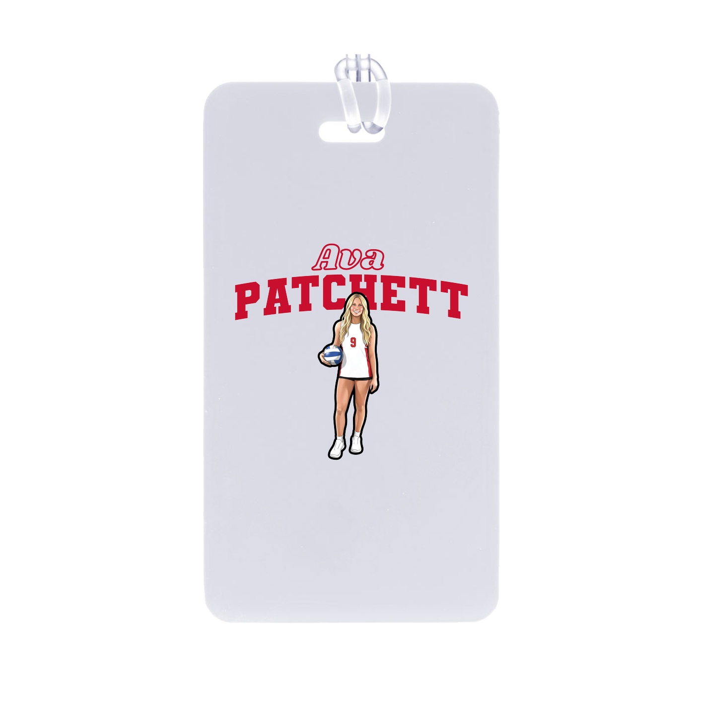 Bag Tag — Name Arch in Classic