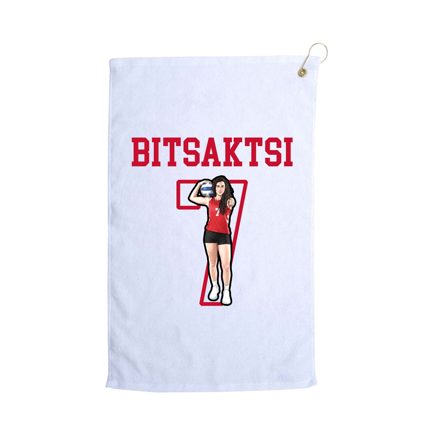 Golf Towel — Shirsey in White