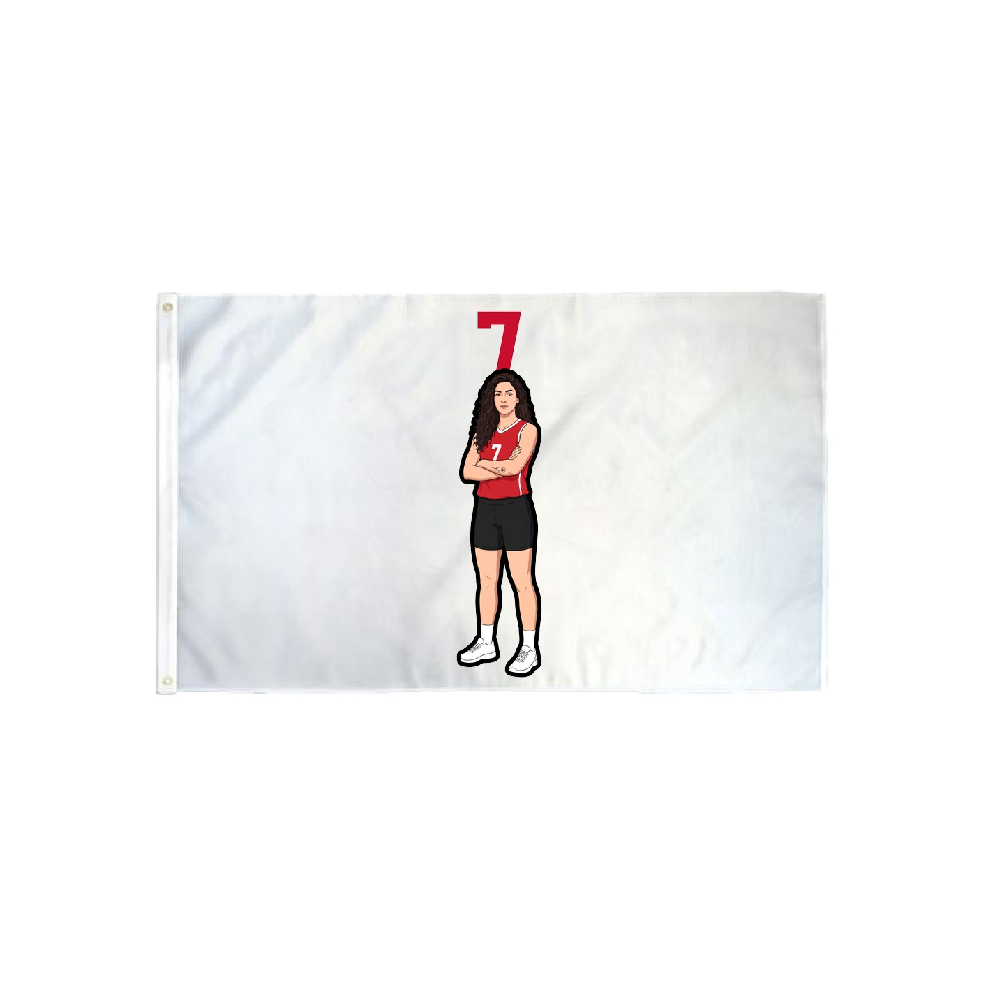 3x5 Flag — Number Top in Classic