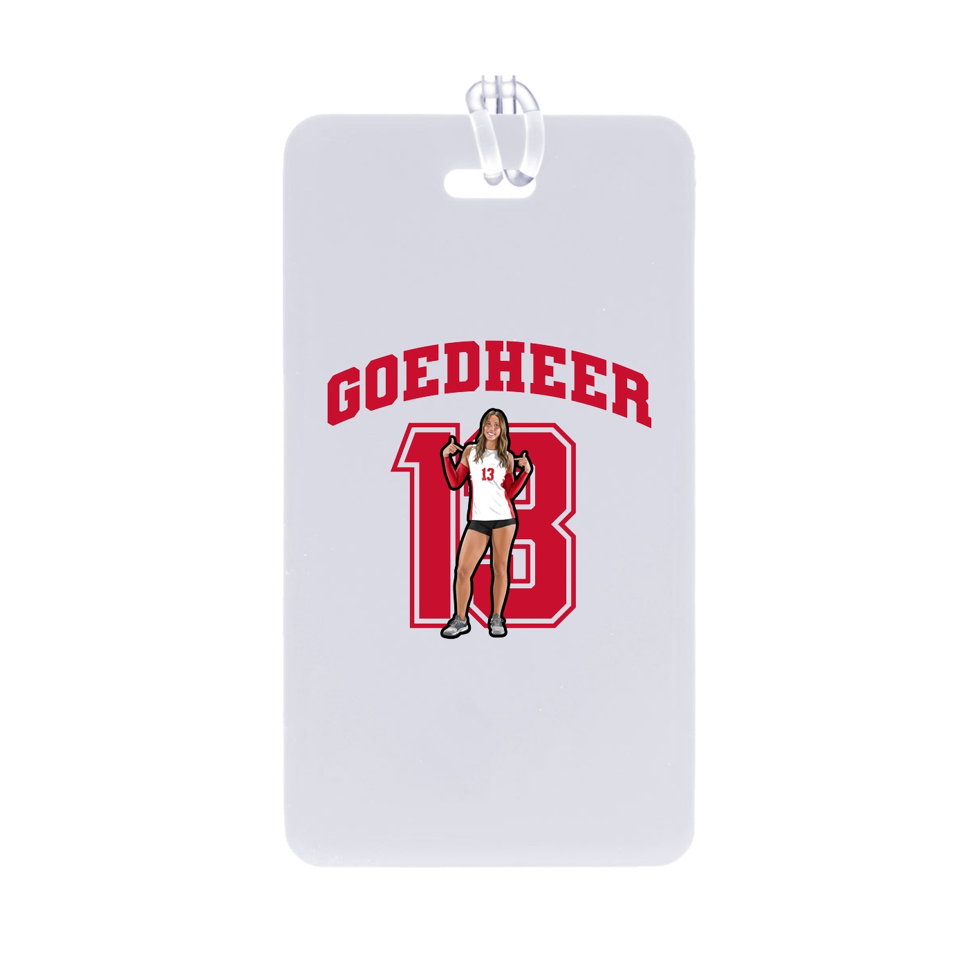 Bag Tag — Number in Classic