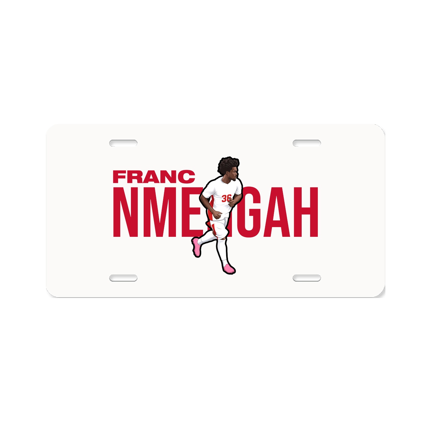License Plate — Player Name in Classic