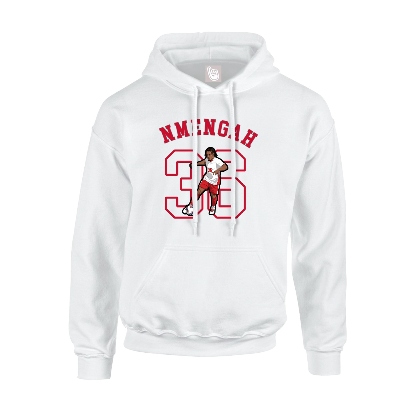Hoodie — Shirsey Arch in White