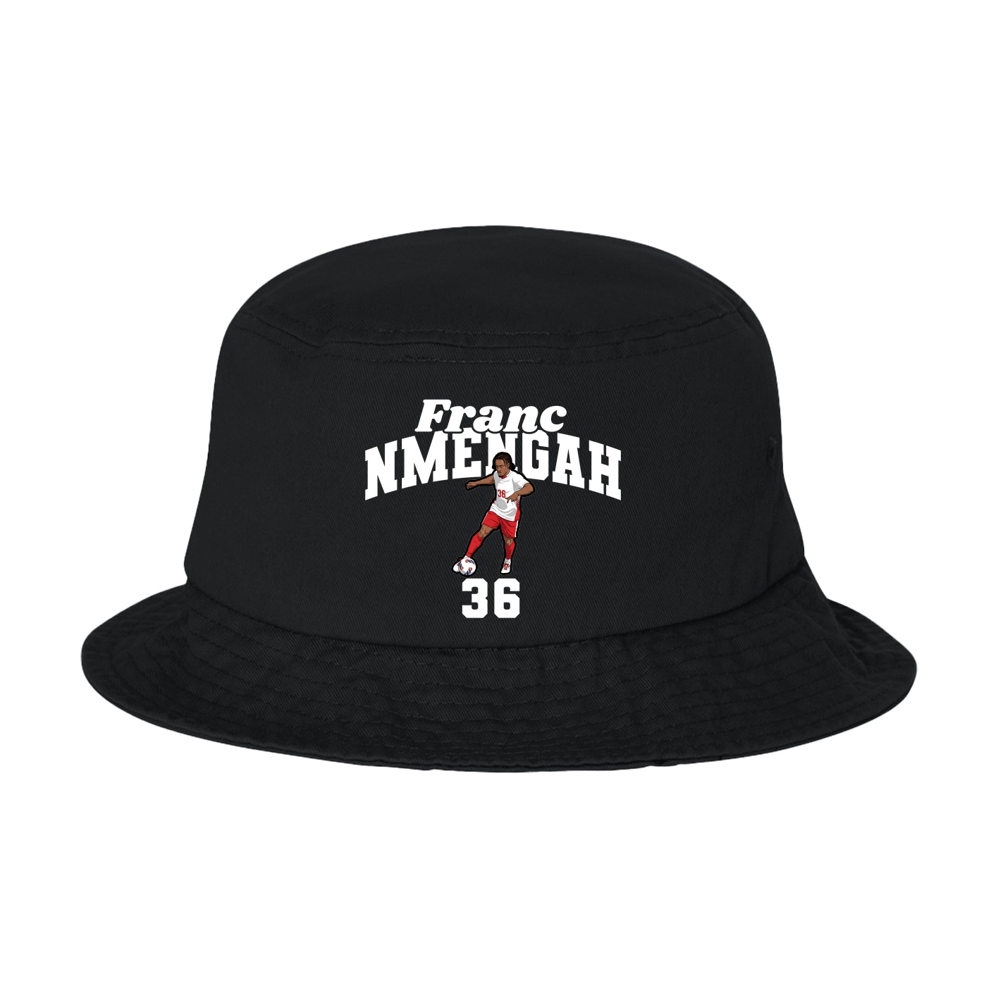 Bucket Cap — Signature Arch in Black