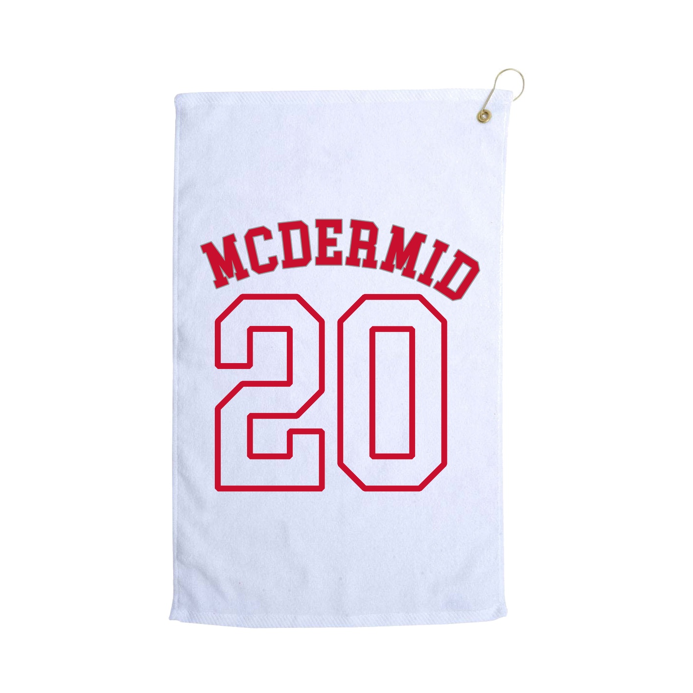 Golf Towel — Shirsey Arch in White
