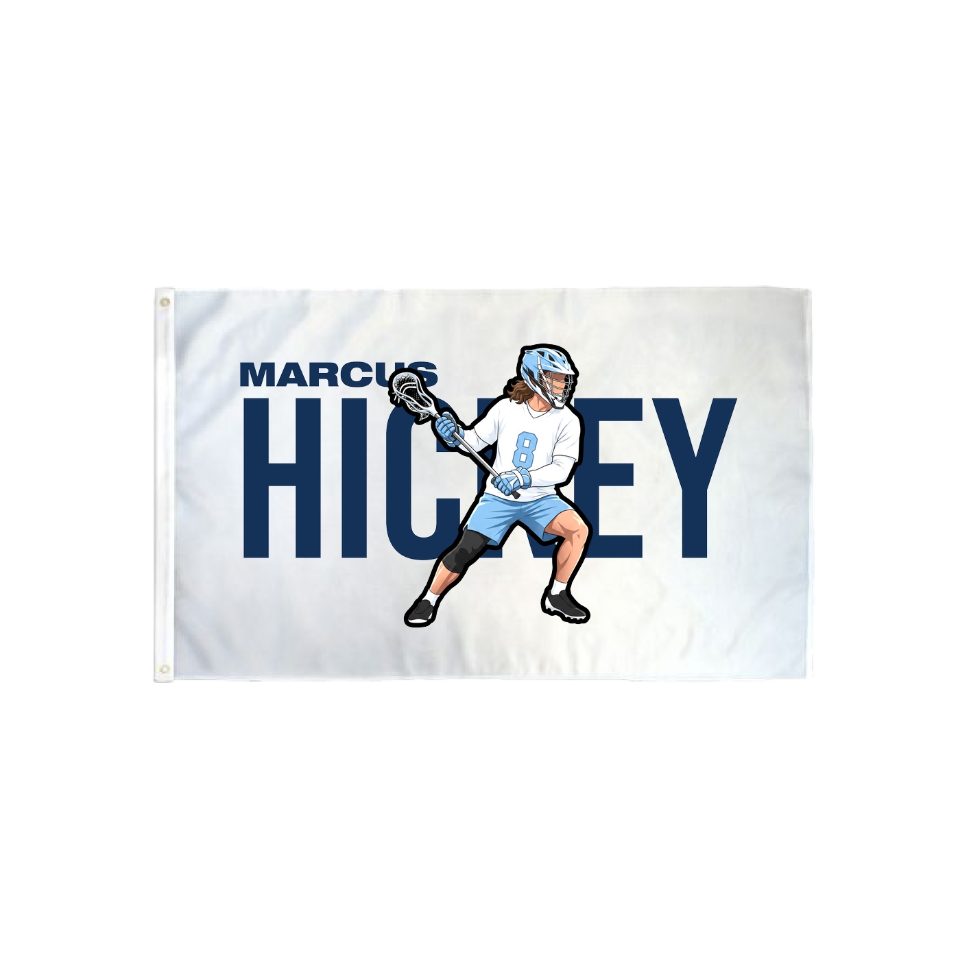 3x5 Flag — Player Name in Classic