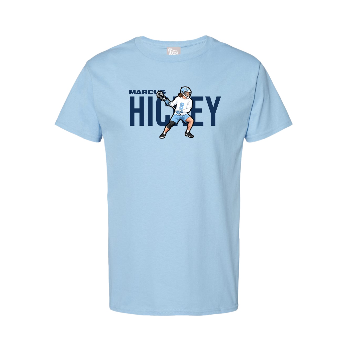 Tee — Player Name in Light Blue