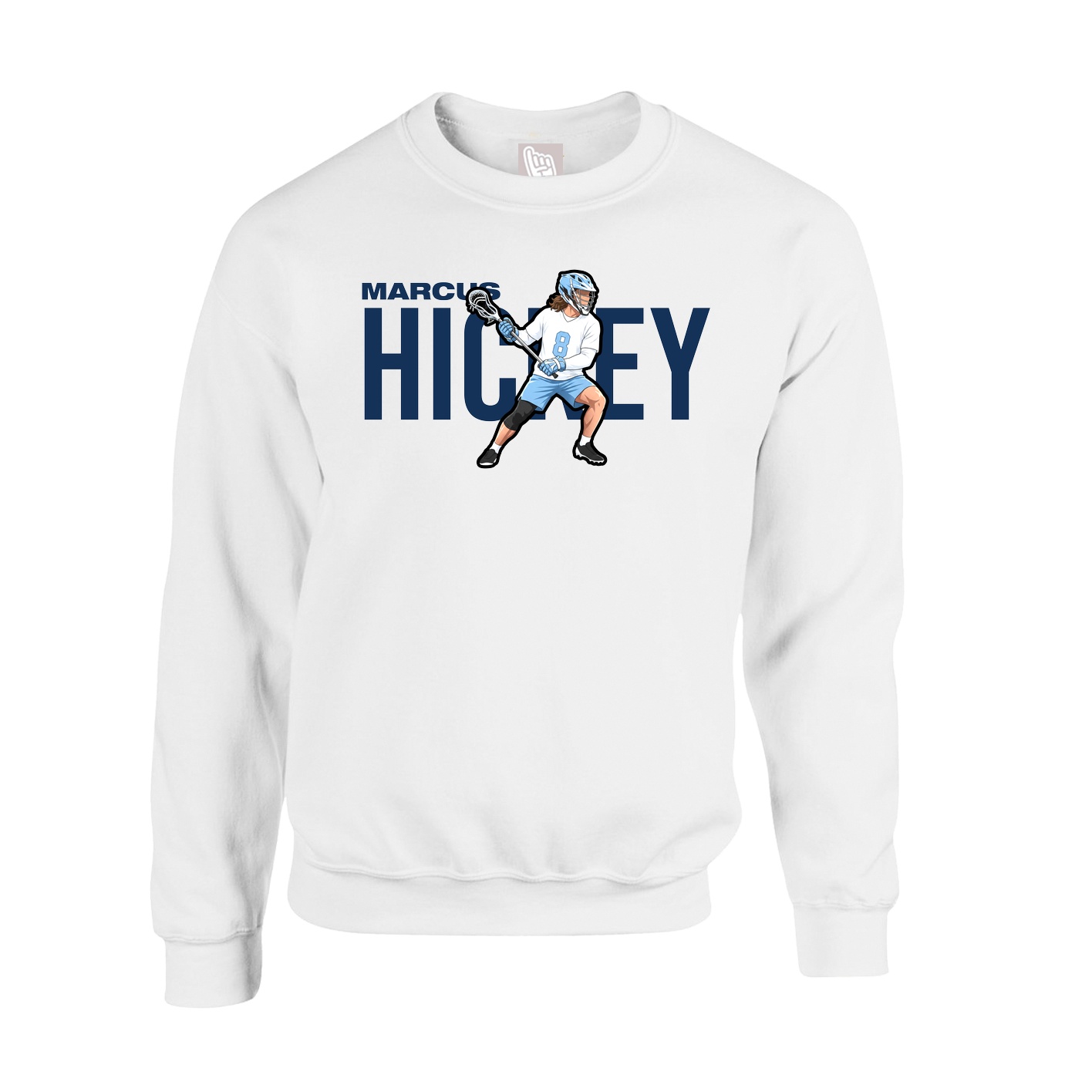 Fleece Crew — Player Name in White