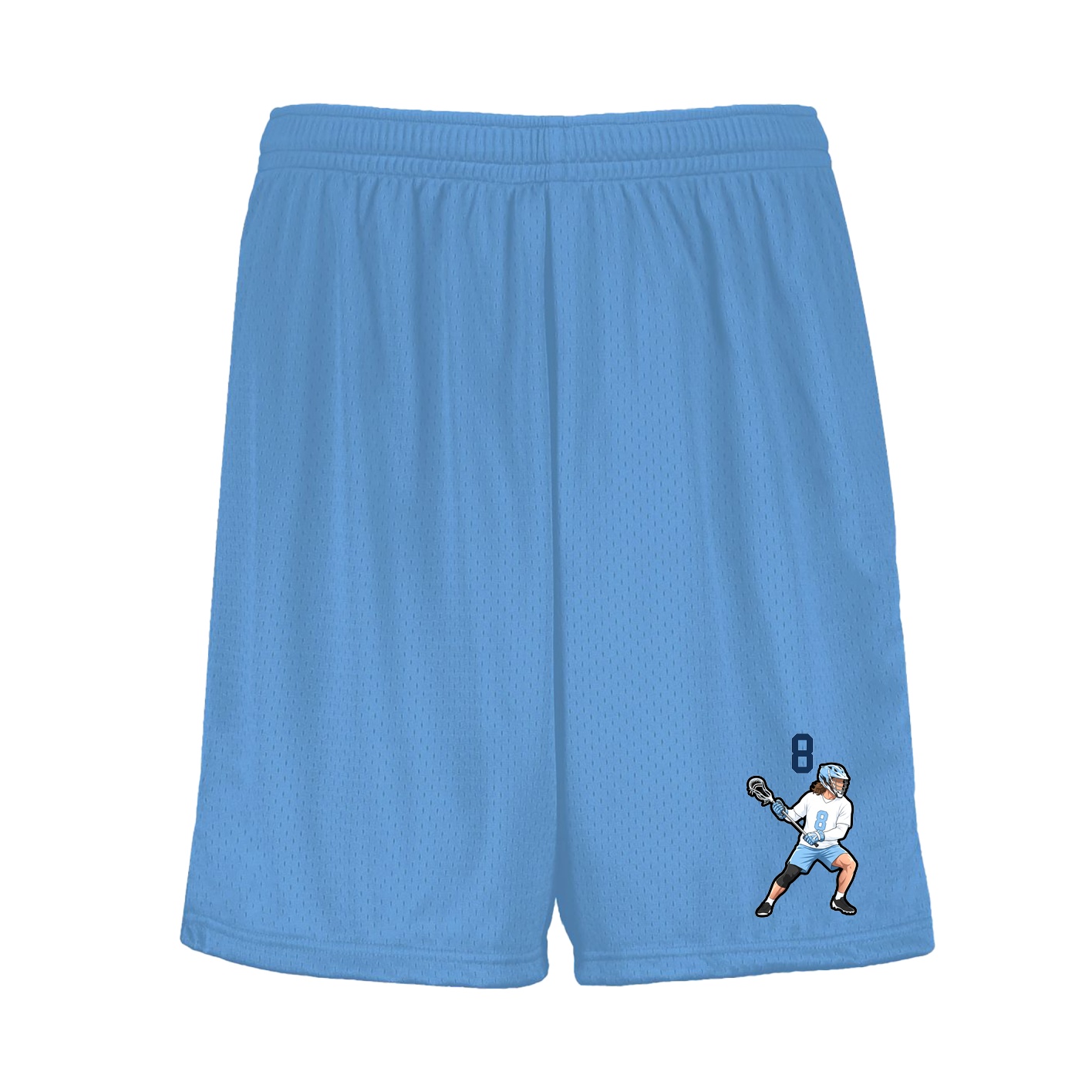 Shorts — Number Top in Light Blue