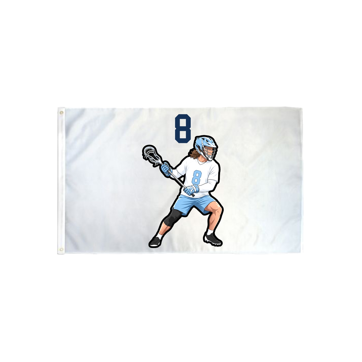 3x5 Flag — Number Top in Classic