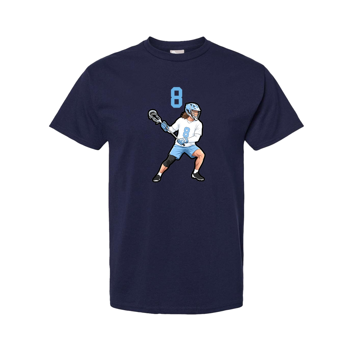 Tee — Number Top in Navy