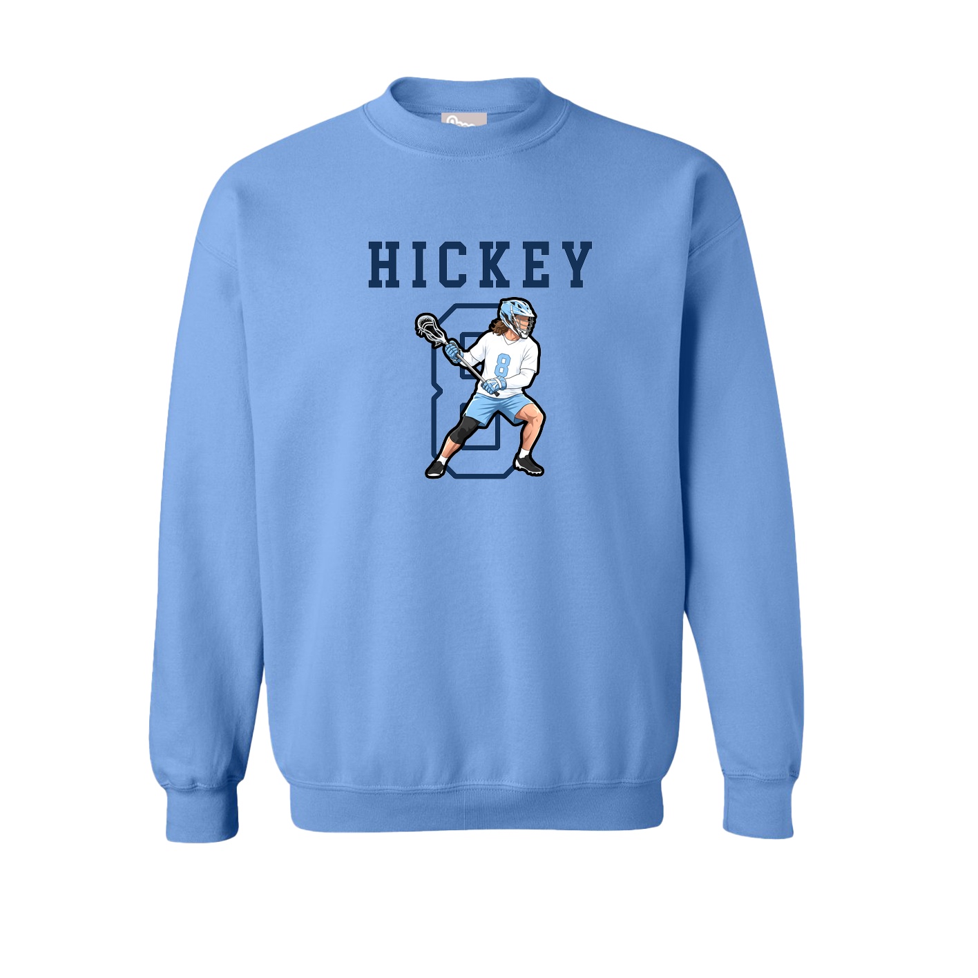Fleece Crew — Shirsey in Powder Blue